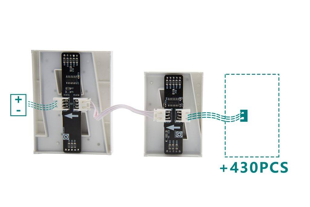 Controllable Digital Display Tube
