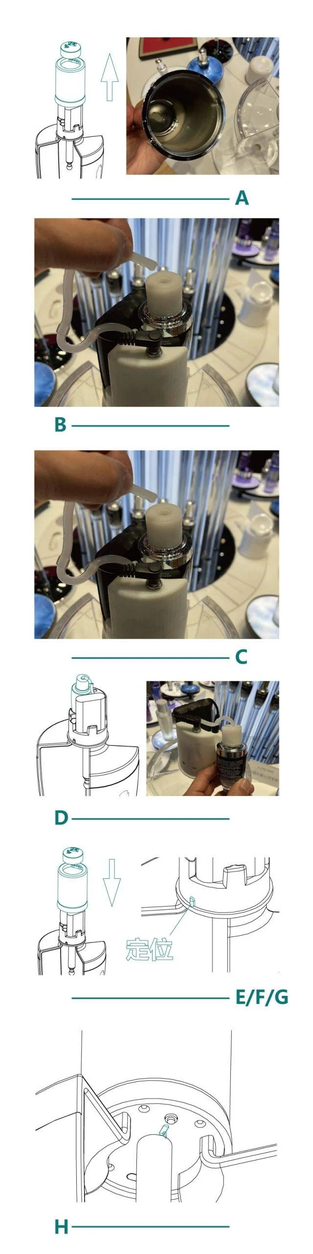 蘭蔻模型道具的使用說明